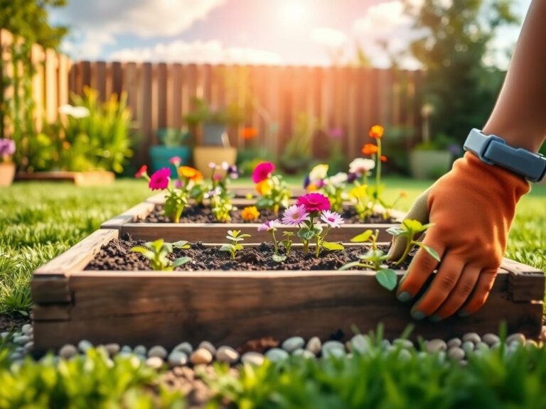 DIY garden bed