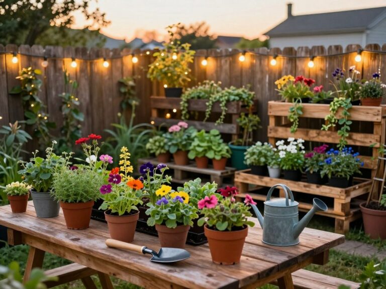 budget garden ideas