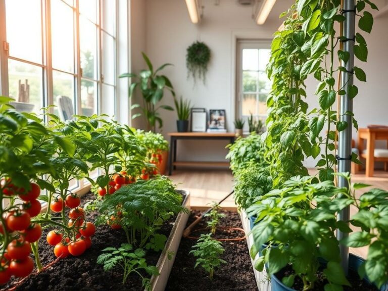 grow vegetables indoors