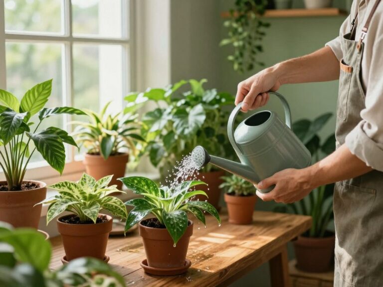 how to water plants
