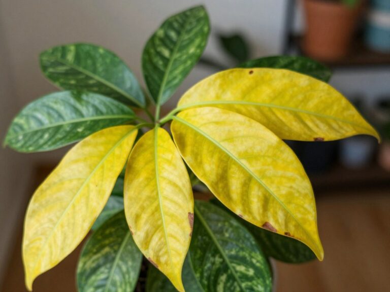 plant leaves turning yellow