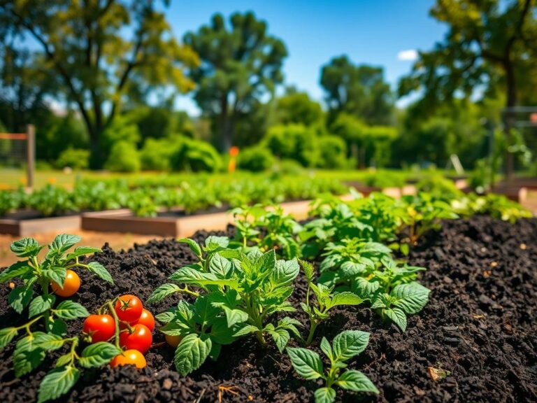 compost vegetable garden