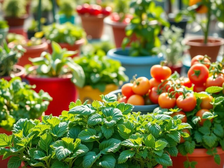 container vegetables year round
