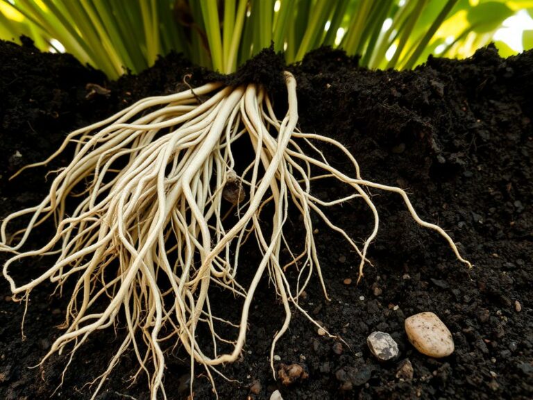 healthy plant roots