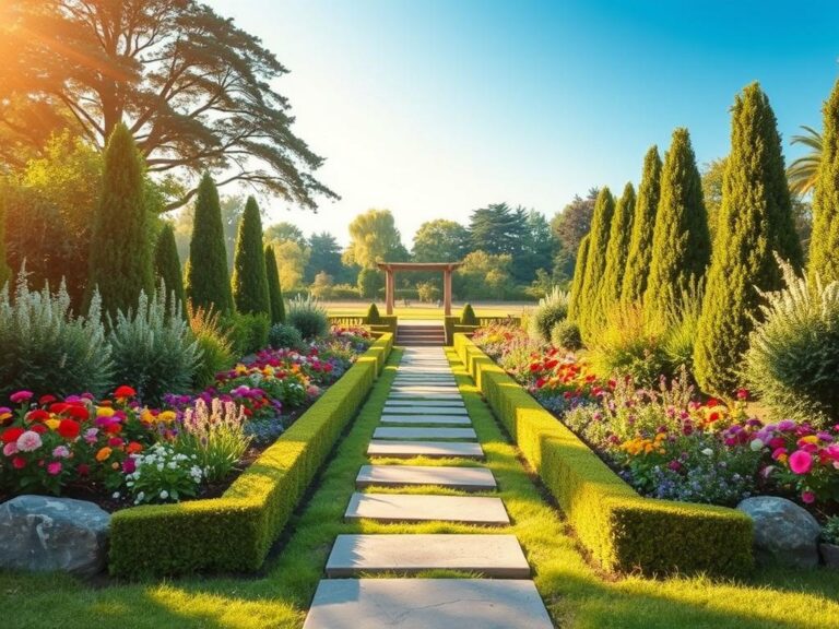 make garden look bigger