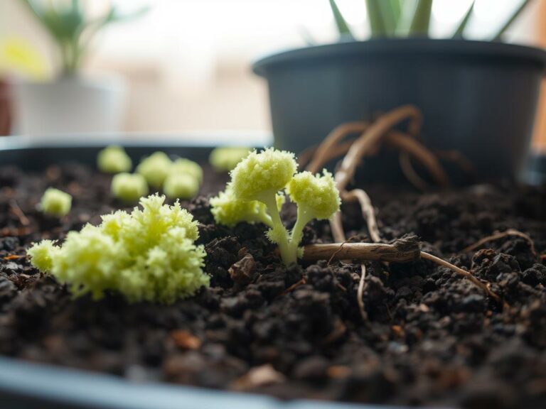 mold in plant soil
