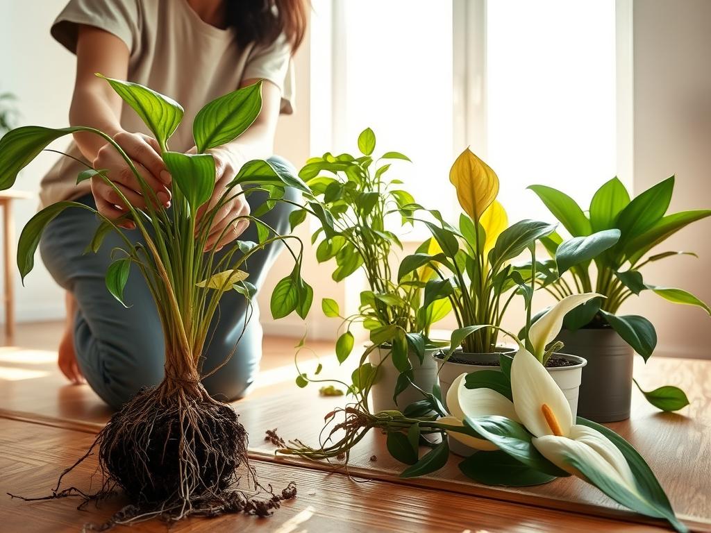 revive wilting houseplants