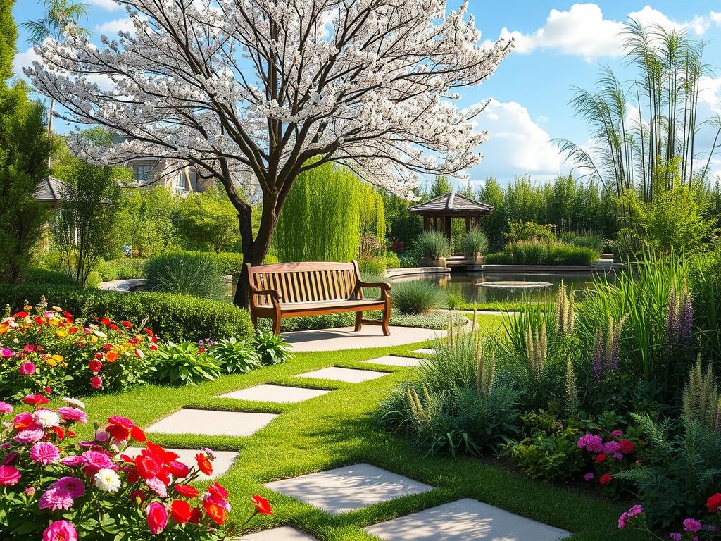 serene garden designs