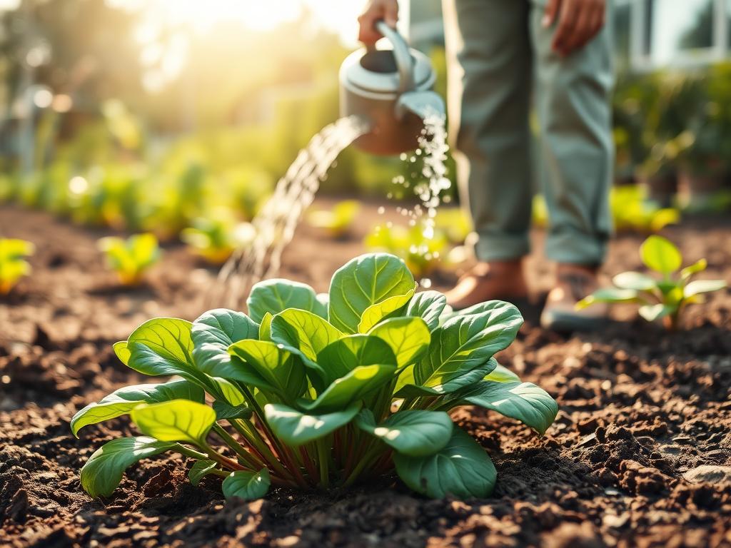 spinach plant care