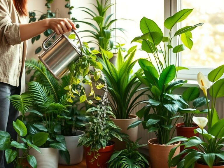 water indoor plants correctly